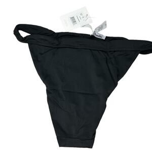 Andie Swim 'The Caicos' Bikini Bottom in Black - Size Medium NWT